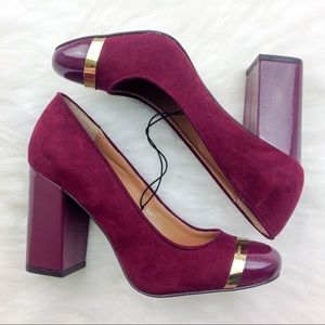 Calvin Klein Blaine Suede Carlia Pump